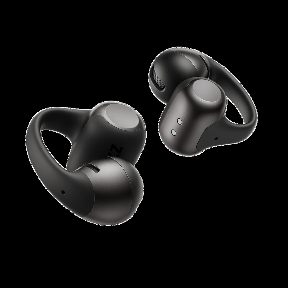 Black Shokz OpenDots 2 clip-on earbuds