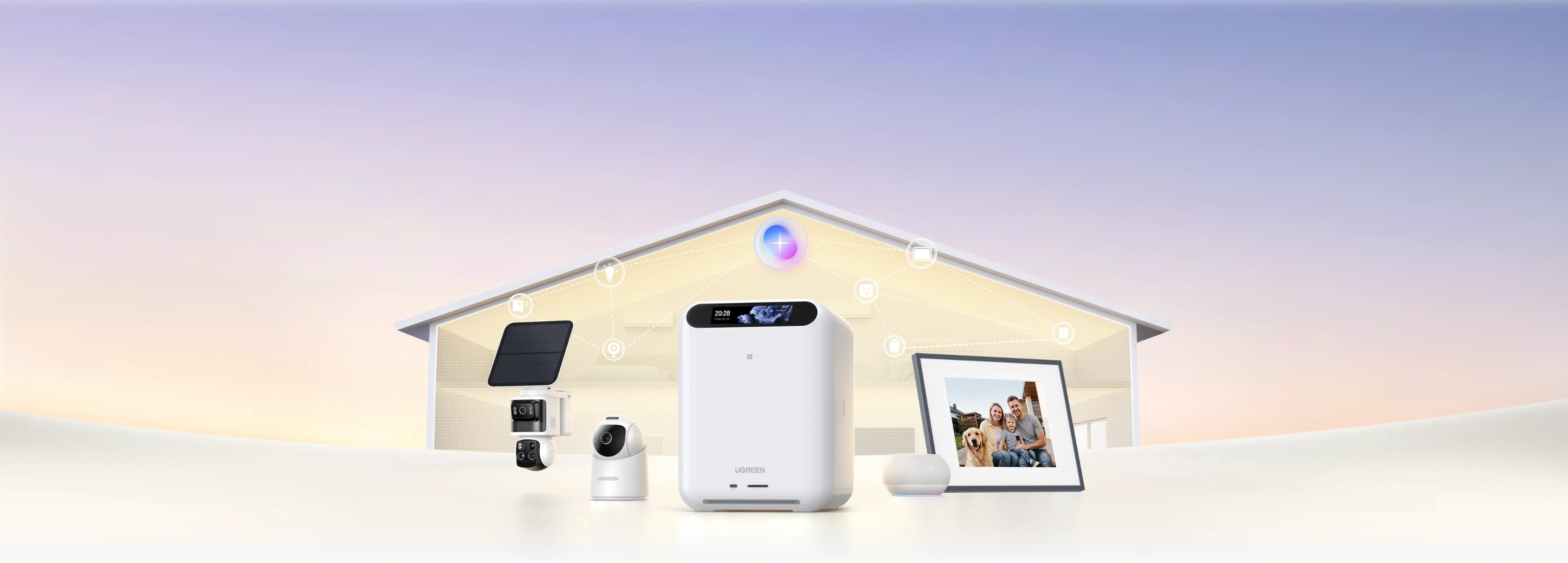 UGREEN HomeAgent local AI storage hub and camera devices