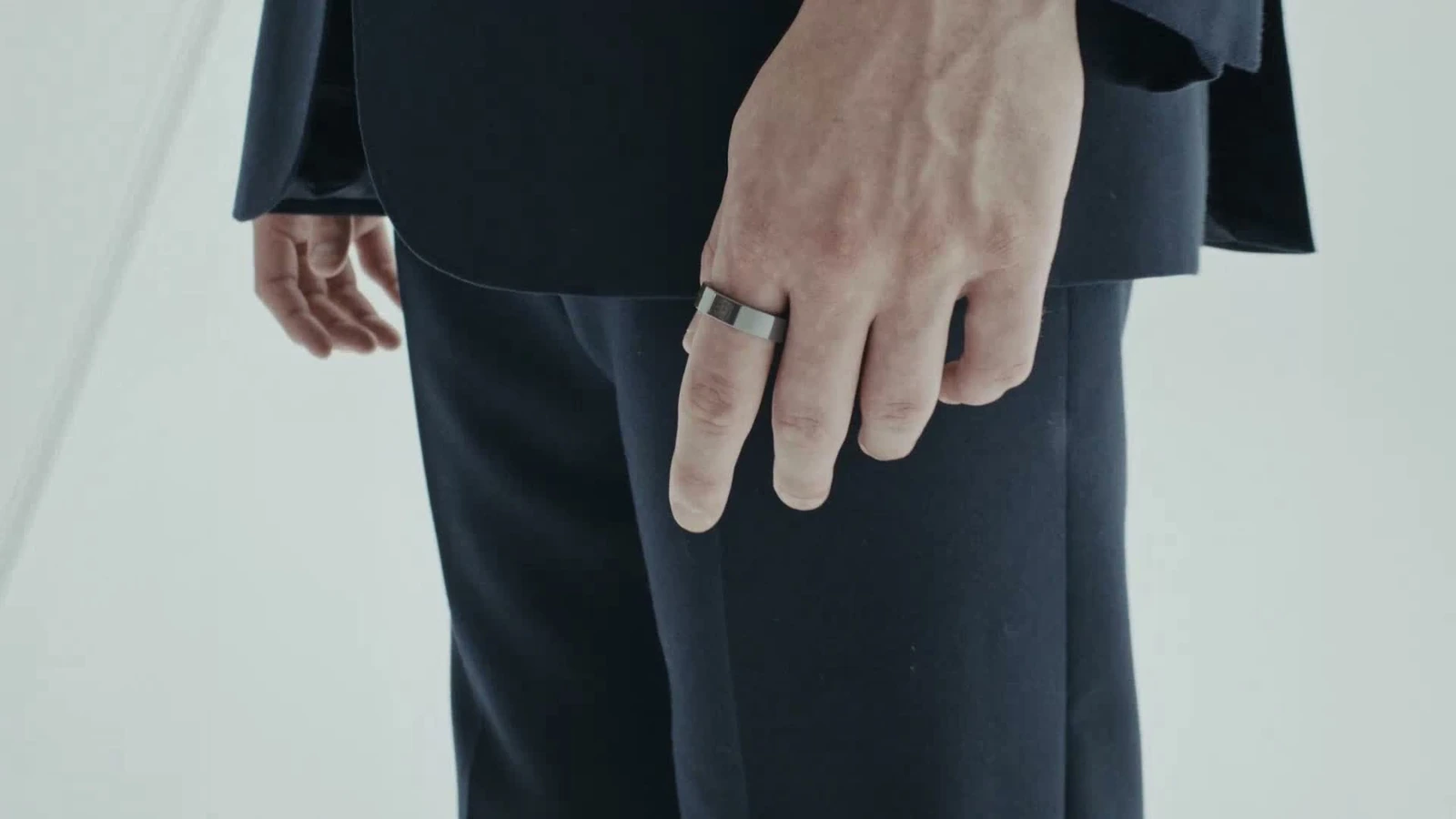 Even Realities R1 smart ring worn on a hand in an official product demonstration