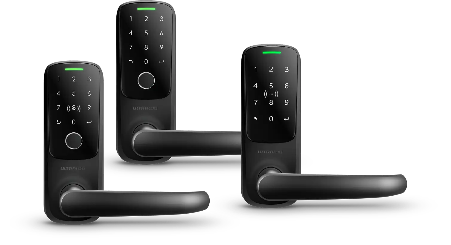 Ultraloq Latch 5 Pro lever smart lock with fingerprint reader and keypad